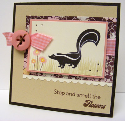 A sweet card using Forest Friends. TFL!