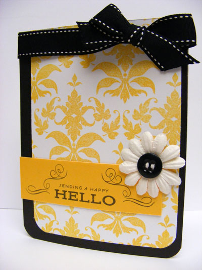 I stepped out of my box a bit and tried making a pretty card instead of a cutesy one ^_~ Uses...