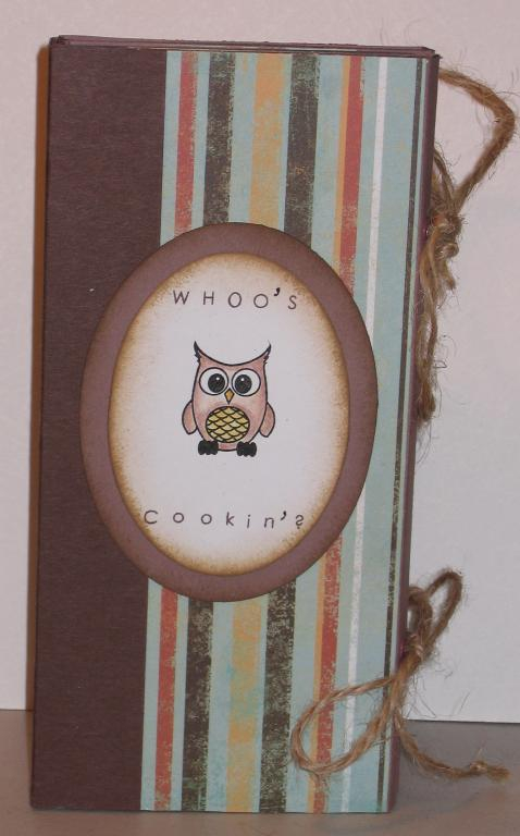 My Timeless Template - Recpe Wrap<br />
Stamp - Wise Owl<br />
Paper - Dark Chocolate, White...
