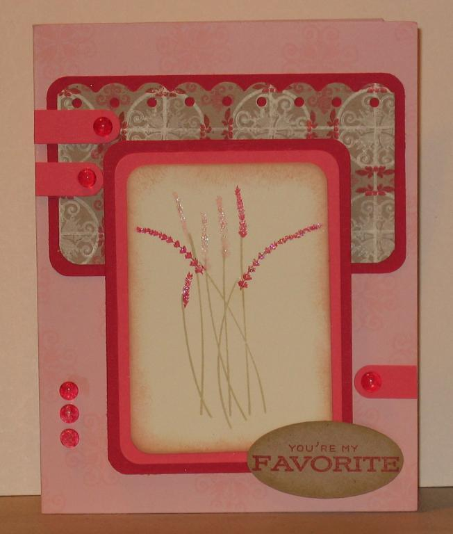 This card was inspired by Dawn McVey Raspberry Suite Challenge 3 &amp; CMWC48 challenge<br />...