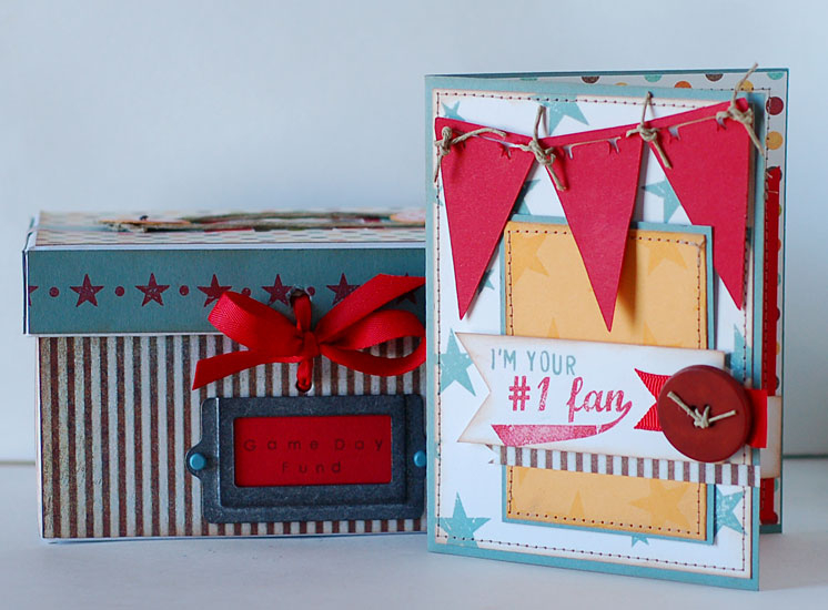 Stamps:  All Star Team and Additions, Simple Alphabet<br />
Ink:  Pure Poppy, Ocean Tides,...