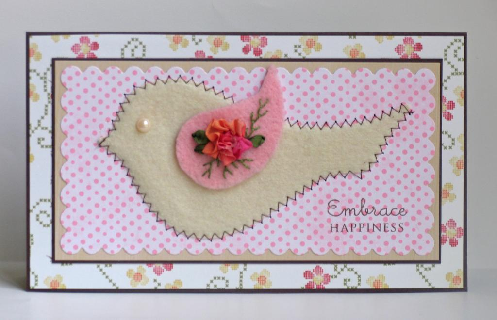Moxie Fab Stitching Challenge Card<br />
Mega Mixed Messages