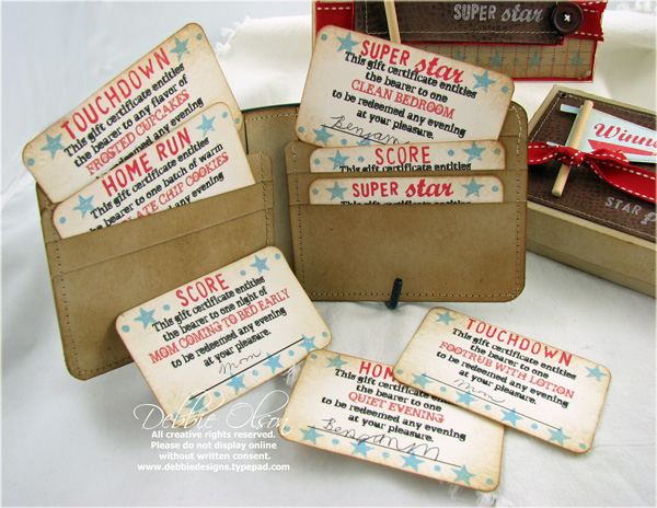 Champion Dad: Father's Day Gift Cards<br />
<br />
Stamps: All Star Team and Additions,...