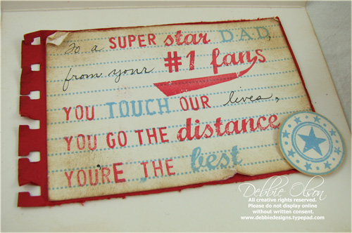 Champion Dad: Father's Day Gift Set INSIDE of card<br />
<br />
Stamps: All Star Team and...