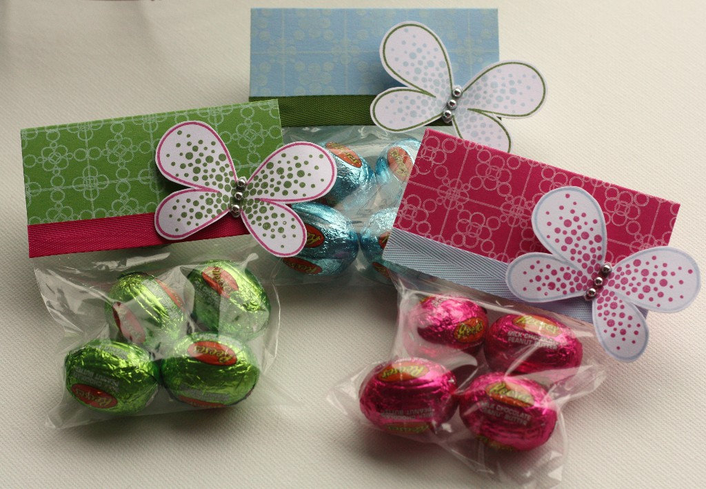 Easter Treats<br />
<br />
    * Stamps-  Butterfly Kisses, Guide Lines and Background Basics:...