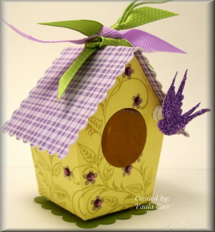 Sideview of Springtime Birdhouse