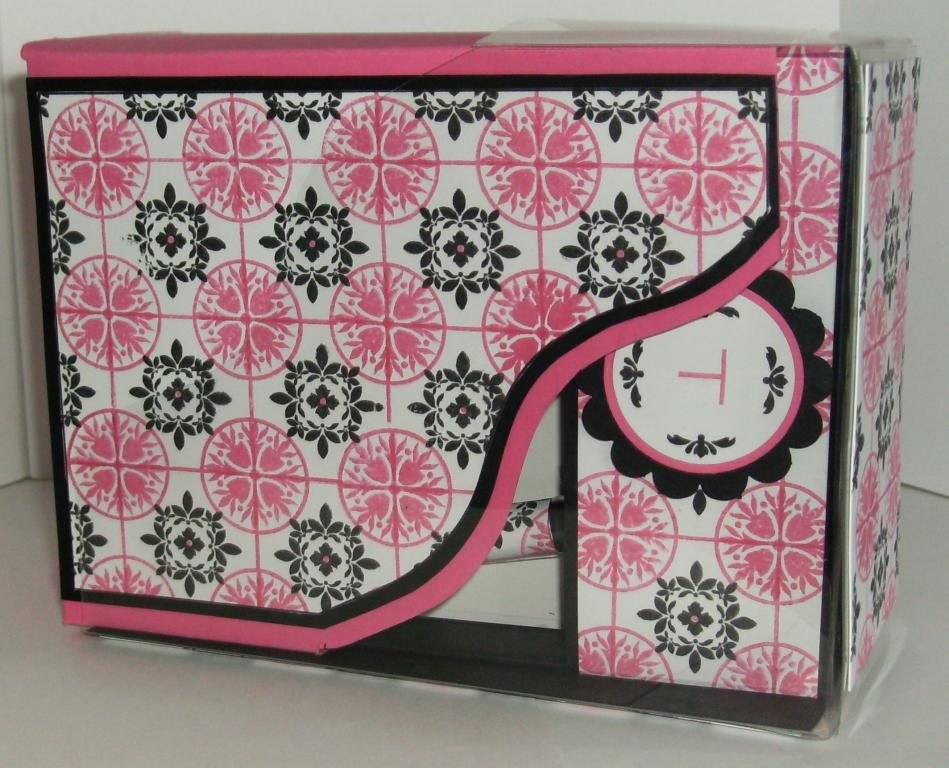 View of the inner box made from the file holders.