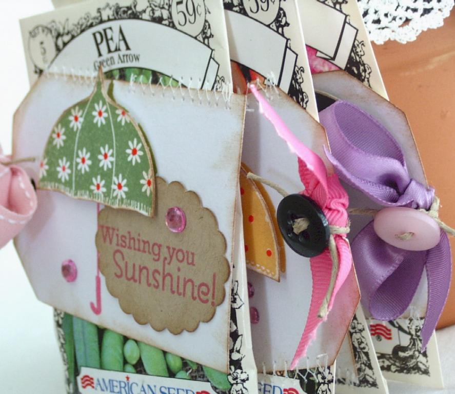 Supplies from Papertrey Ink:<br />
Stamps:<br />
Scattered Showers<br />
Paper:<br />
Kraft...