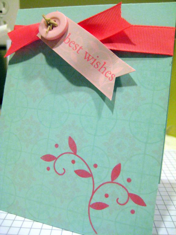 Here is my second entry for April's GSS.  THanks for the opportunity.  It has been fun to...