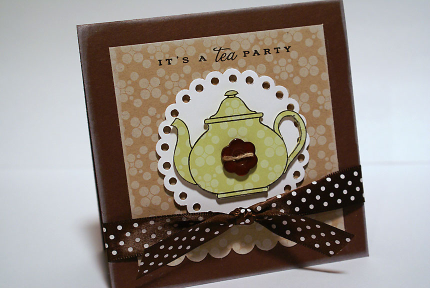 stamps: Background Basics: Spots &amp; Dots, Tea for Two (Papertrey Ink)<br />
<br />
ink:...