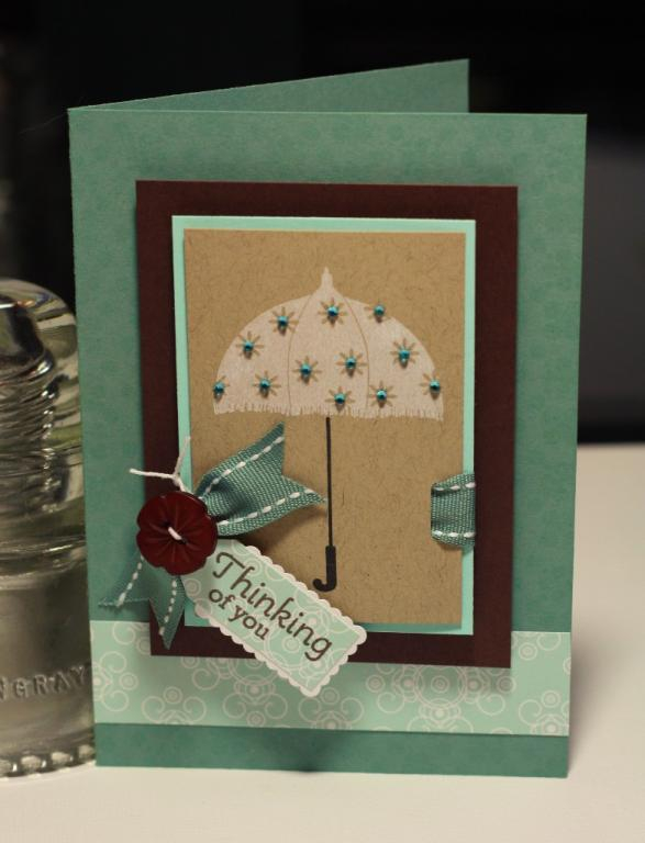 Stamps- Scattered Showers, Background Basics: Spots &amp; Dots<br />
Ink- Ocean Tides, Dark...