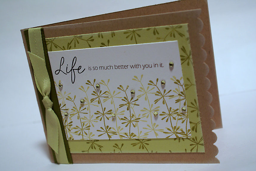 stamps: Life (Papertrey Ink)<br />
<br />
ink: Ripe Avocado, Spring Moss, True Black, Fresh...