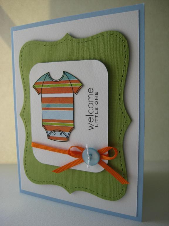 Bitty Baby, SU Top Notch Die and My Minds Eye Patterned Papers