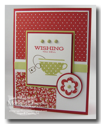 Made using Mojo84 sketch - All supplies used are by Papertrey Ink, except for flower punch &amp;...