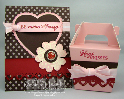 Made a matching box to go with card