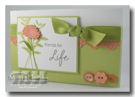 All supplies Papertrey Ink, except for border punch