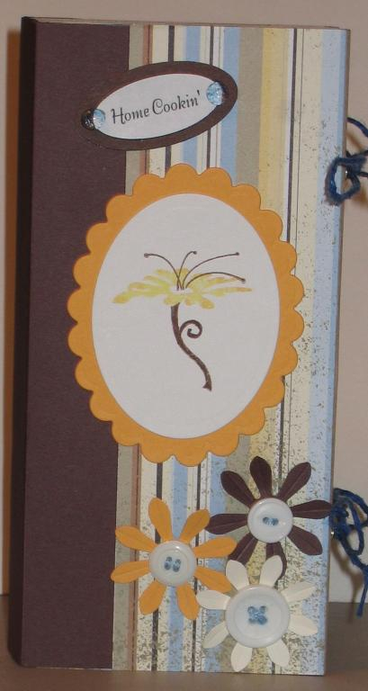 One more recipe file.  This time for my daughter so I could add a little bling.<br />
Stamps:...