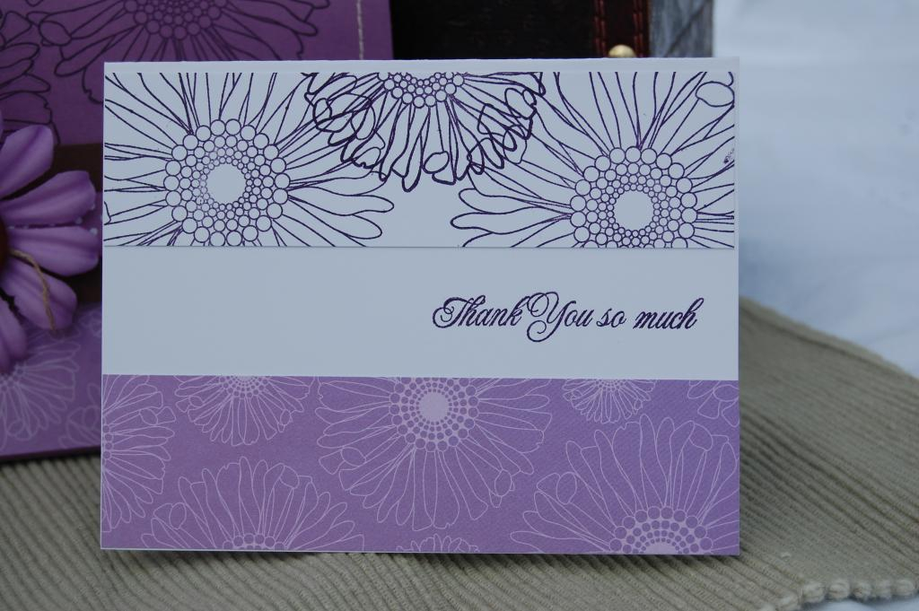 Thank you card (shower gift)