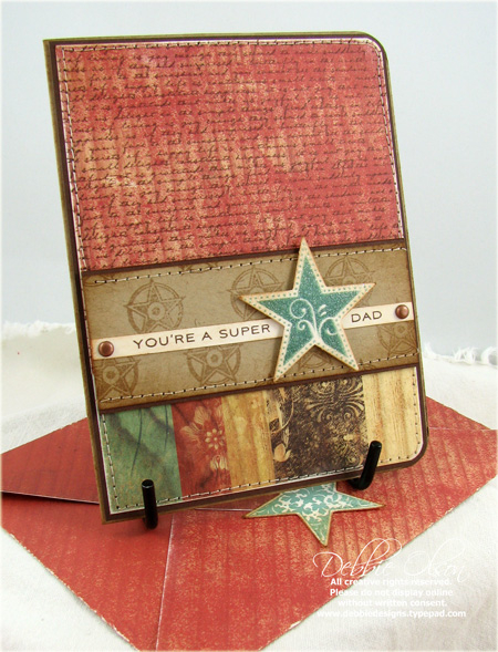 Super-Star Dad Gift Set<br />
Stamps: Star Prints, Background Basics, Background Basics Text...