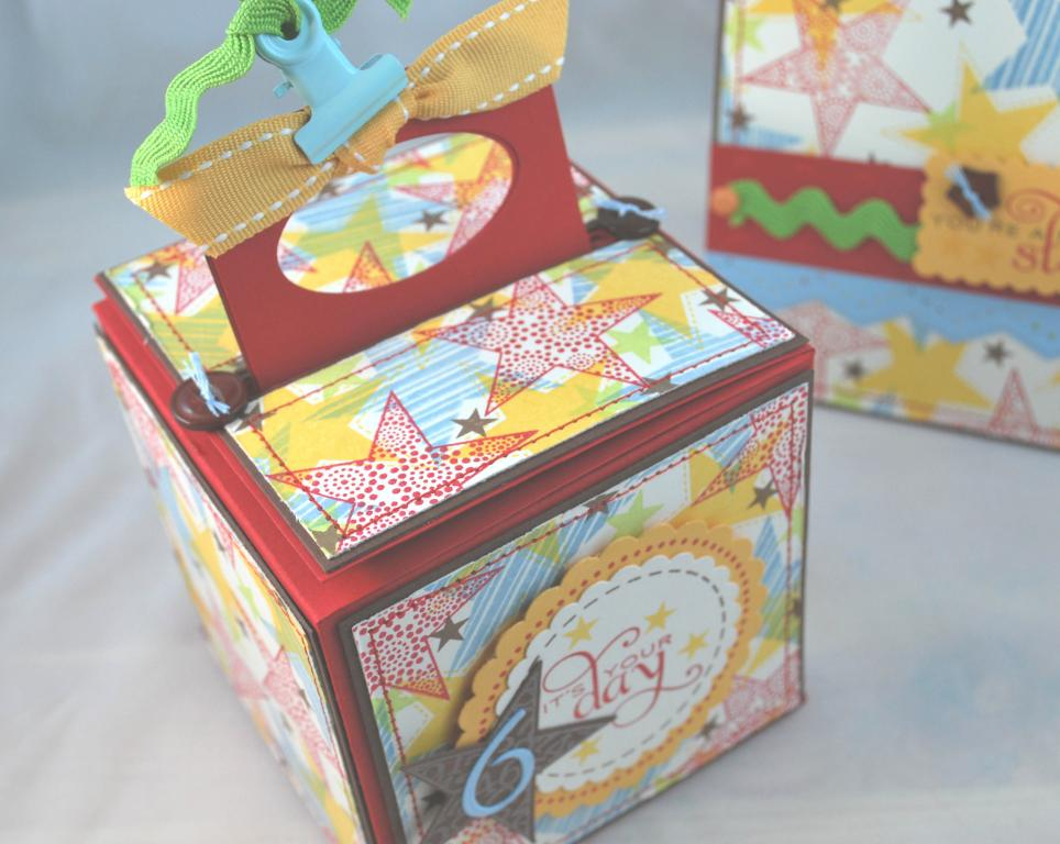 Supplies - Stamps:  Star Prints, Text Boxed, Borders &amp; Corners {Circle}; Ink - Pure Poppy,...