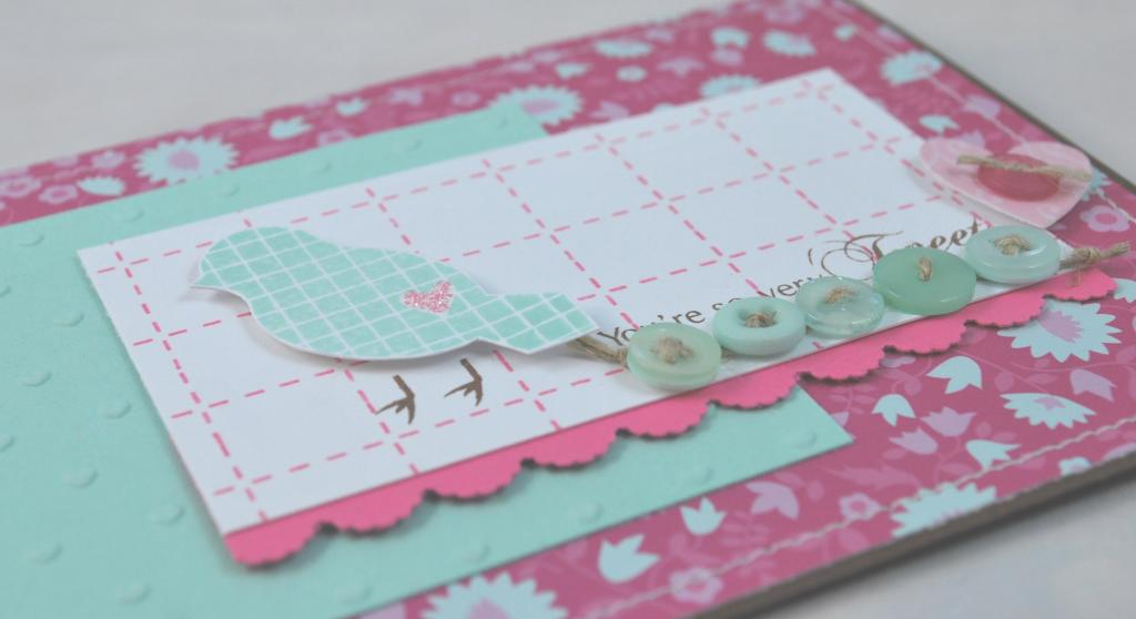 Supplies:<br />
Dimensions - 3.75x6<br />
Stamps - Background Basics: Retro, Bird Watching,...