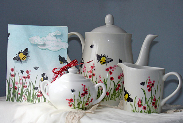 Tea Set~Honey Bees~GSS April