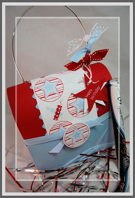 Star Spangled Gift Box<br />
<br />
Supplies:<br />
My Timeless Template: Let's Do...