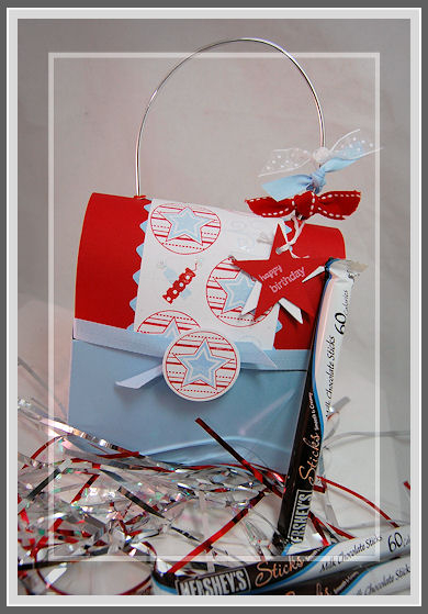Star Spangled Gift Box<br />
<br />
Supplies:<br />
My Timeless Template: Let's Do...