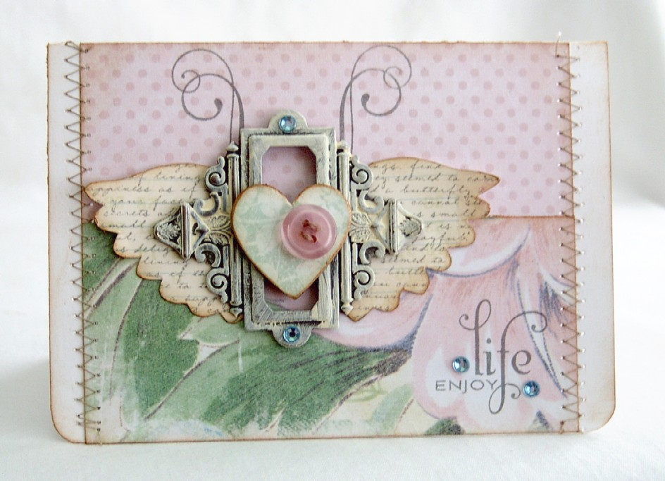 Papertrey Ink Supplies Used:<br />
Stamps:<br />
Background Basics:  Text, Fancy Flourishes,...