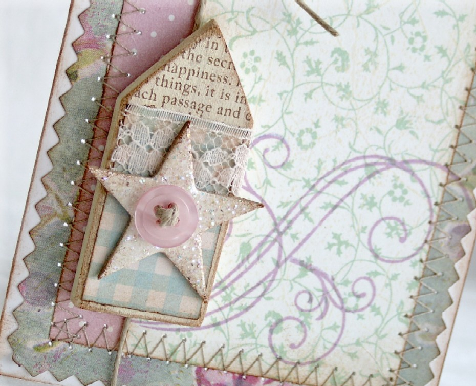 Papertrey Ink Supplies Used:<br />
Stamps:<br />
Fancy Flourishes, Background Basics:  Text,...