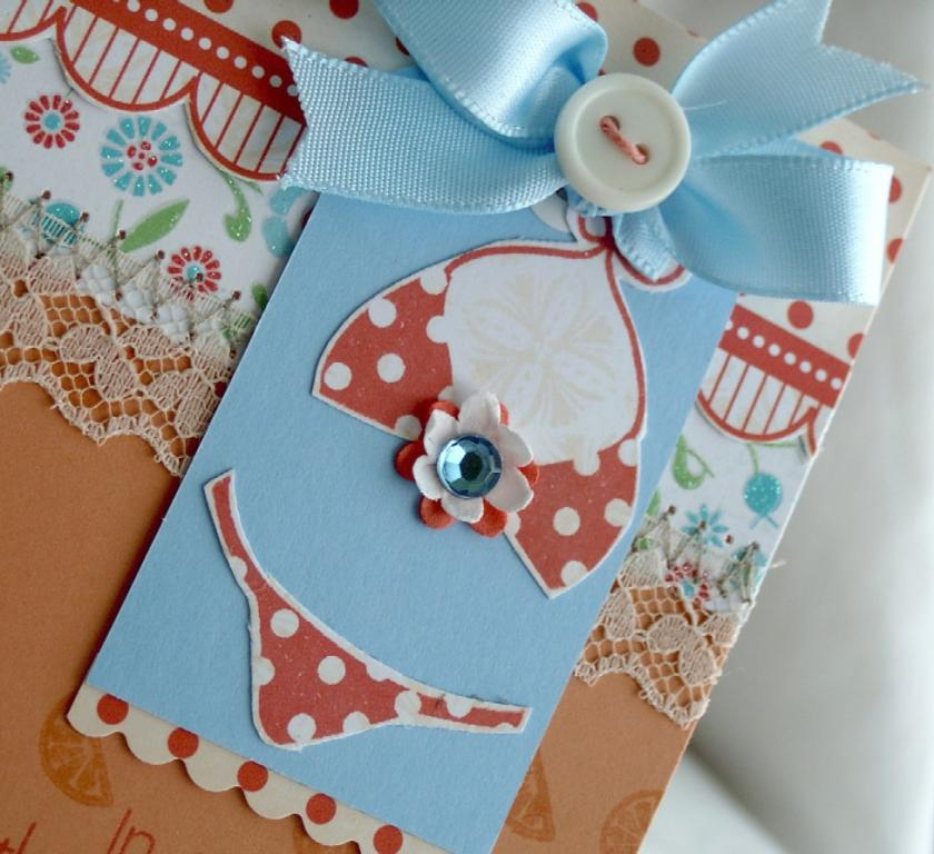 Papertrey Ink Supplies Used:<br />
Stamps:<br />
Day at the Beach<br />
Paper:<br />
Melon...