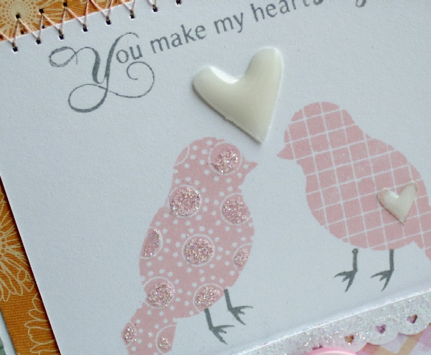 Papertrey Ink Supplies Used:<br />
Stamps:  <br />
Bird Watching and Additions<br />...