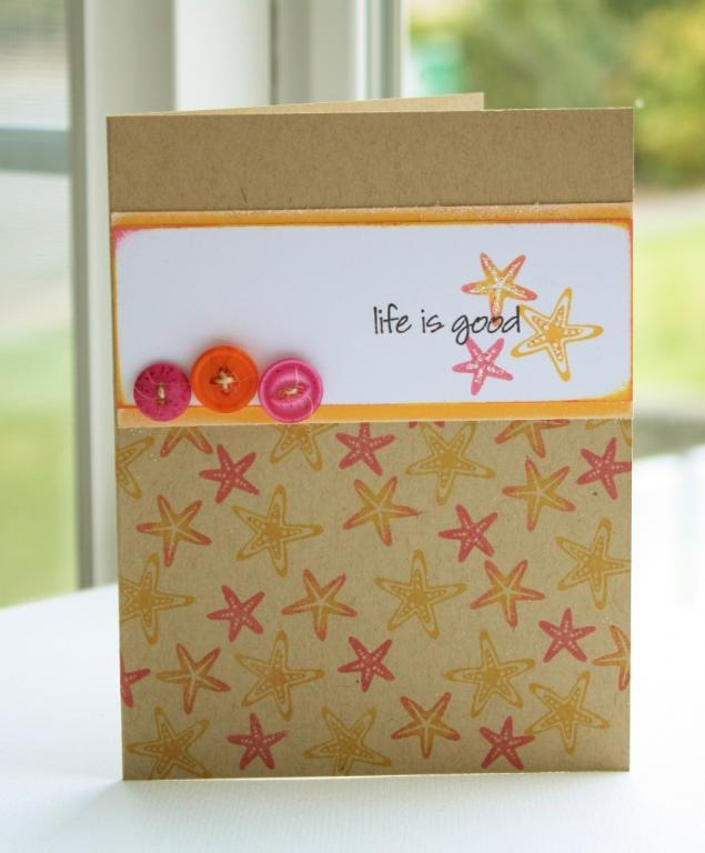 stamps- Day at the beach<br />
ink- Hibiscus Burst, Summer Sunrise, Fresh Snow, True Black<br...