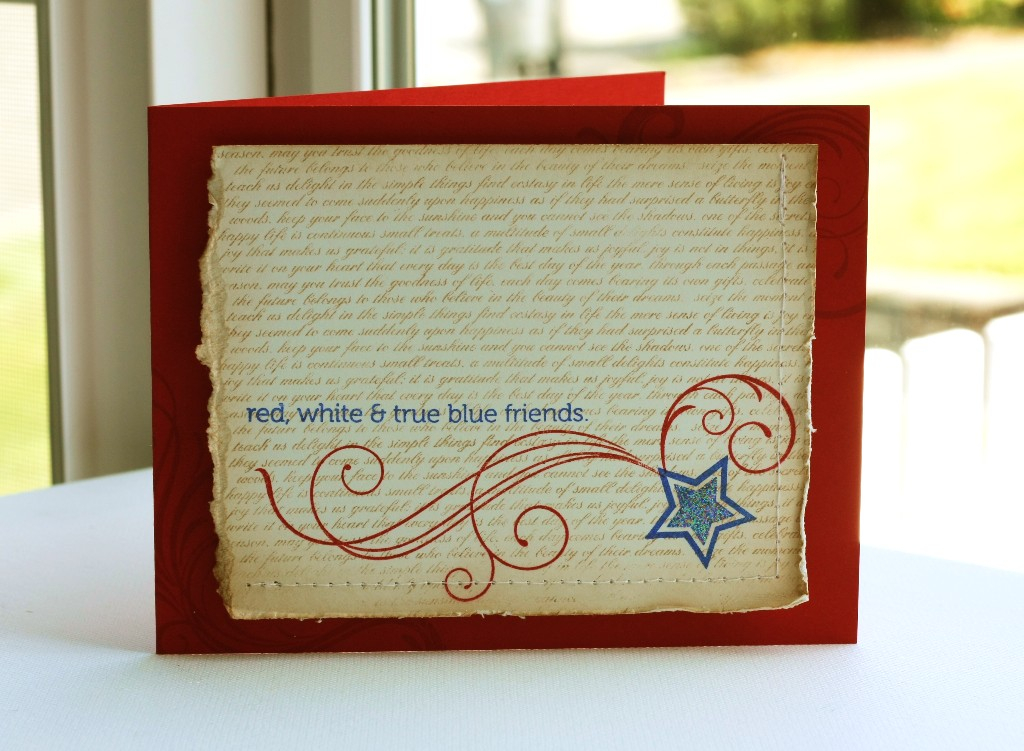 * Stamps- Let Freedom Ring, Fancy flourishes, Background Basics: Text Style<br />
    * Ink-...