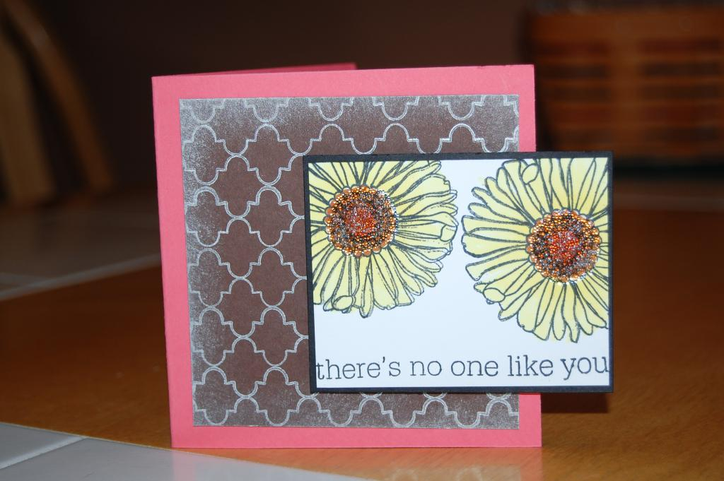 Graduation card using Background Basics: Retro and Friends til the End