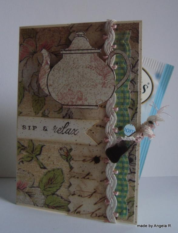 I made this card using the sketch at 2Sketches4You and used the ShortCuts gift card holder. The...