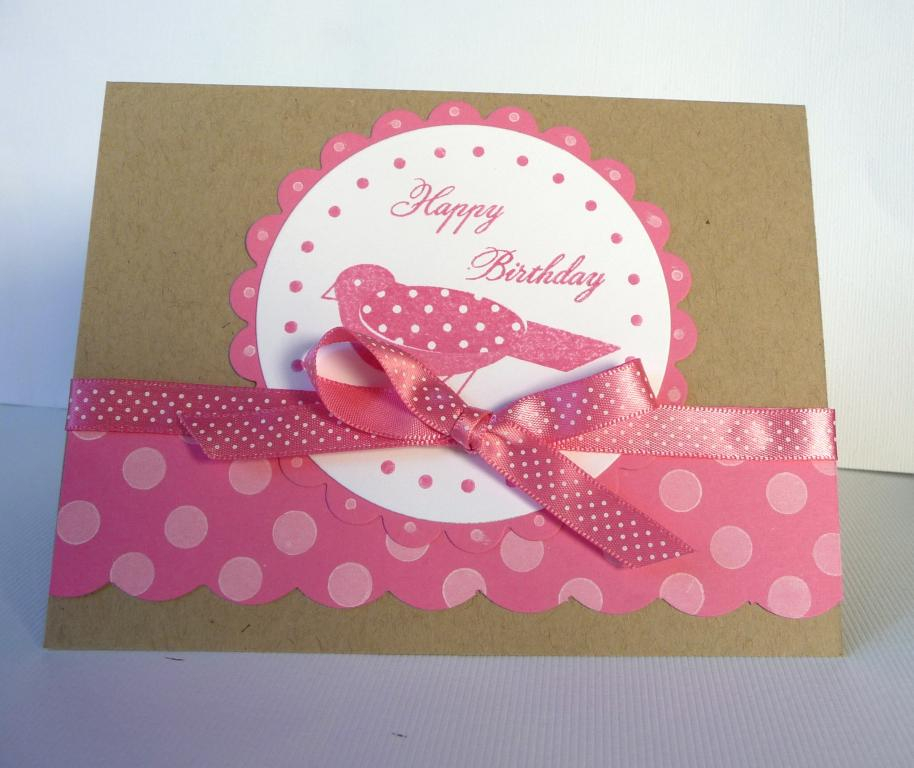 Stamps:  polka dot basics, everyday classics, birthday basics<br />
Ink: hibiscus, fresh...