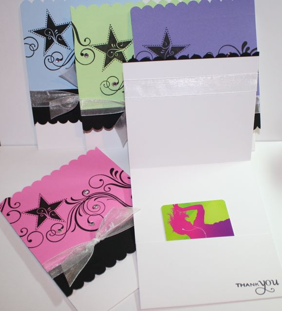 inside of gift card holder