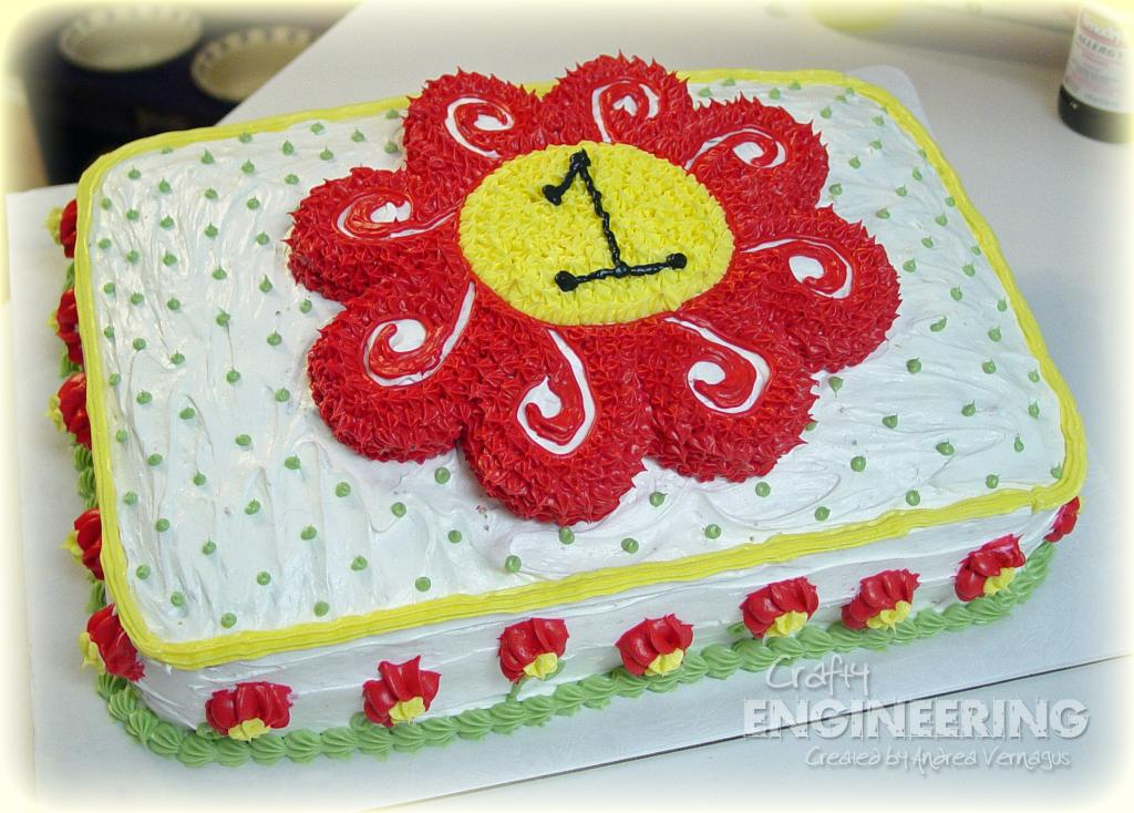 I know it isn't stamped, but just in case you wanted to see the whole cake that was...