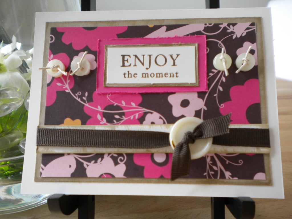 Stamps: Mega Mixed Messages<br />
Cardstock: PTI vintage cream, PTI kraft, PTI raspberry fizz,...