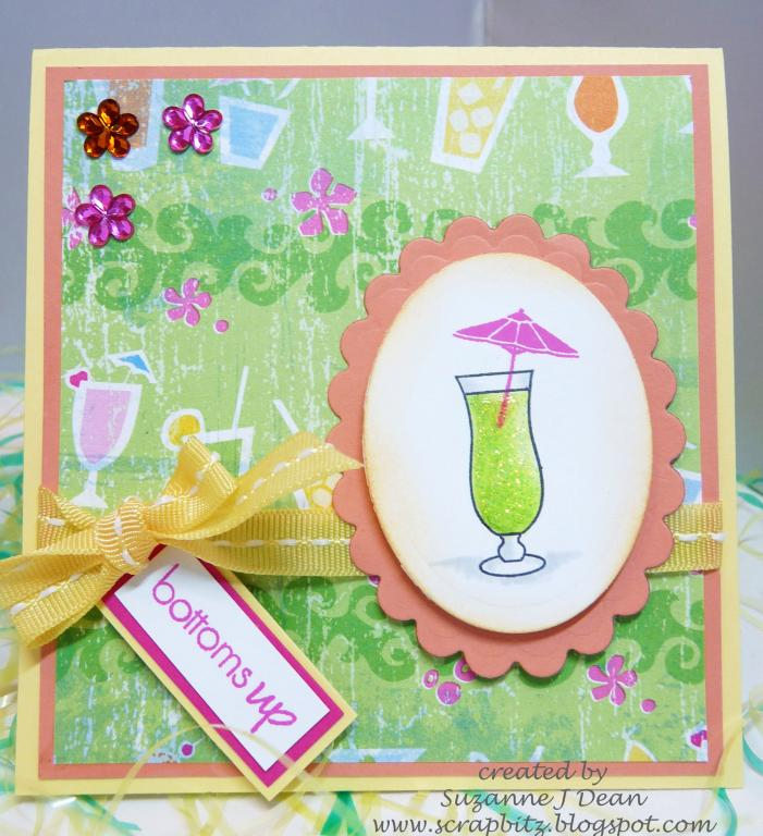 Bottom's Up Gift Set--Card by Suzanne J Dean