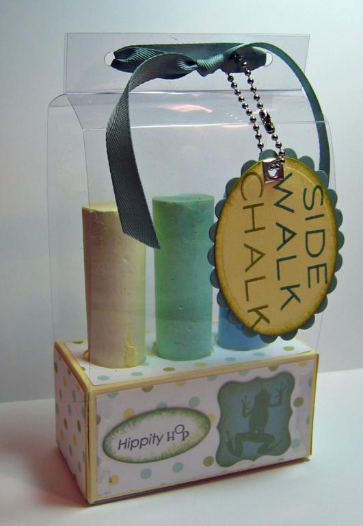 I used Lauren's Lollipop Along template to make this cute sidewalk chalk holder.  I used...