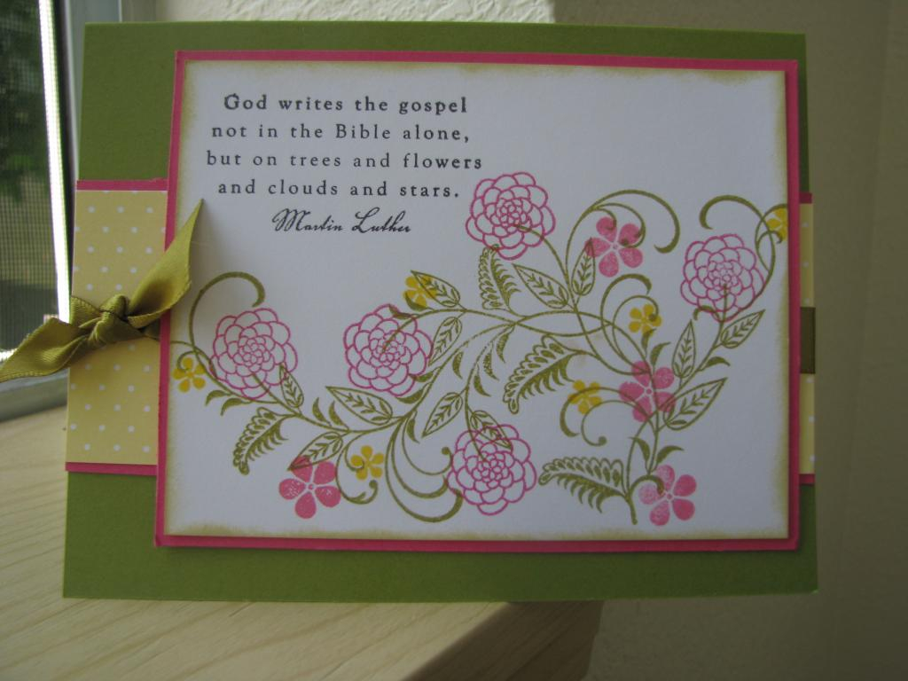 Stamps: with sympathy, out on a limb sentiments<br />
Ink: hibiscus burst, Ripe...