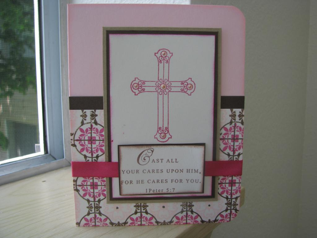 Stamps: everyday blessings<br />
Ink: Dark Chocolate, Raspberry fizz,- PTI ,pink pirouette-...