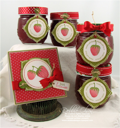Fruitful Strawberry Jam Set<br />
Stamps: Fruitful and Fruitful Sentiments; Borders and Corners...