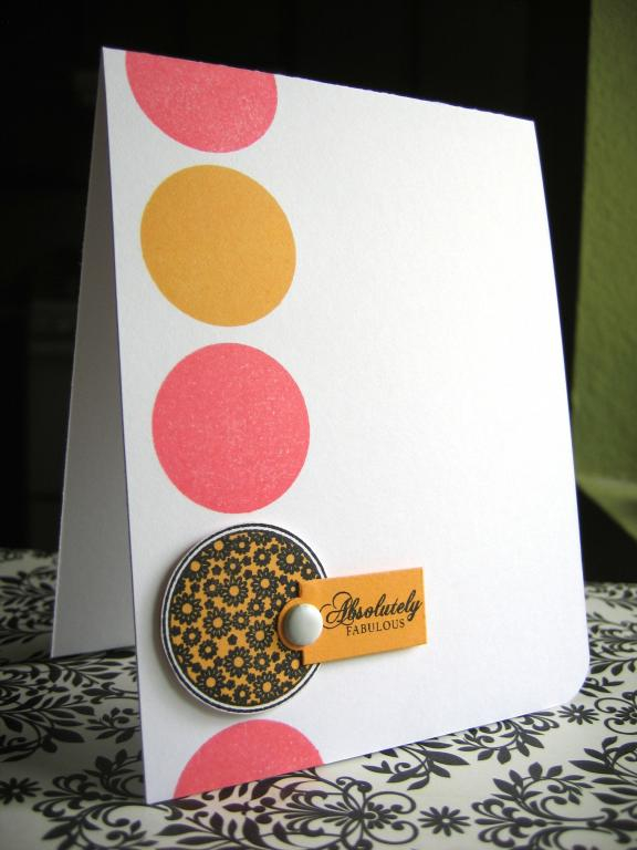 Stamps:  Shapes By Design, Mixed Messages<br />
Colors:  Berry Sorbet, Summer Sunrise, True...