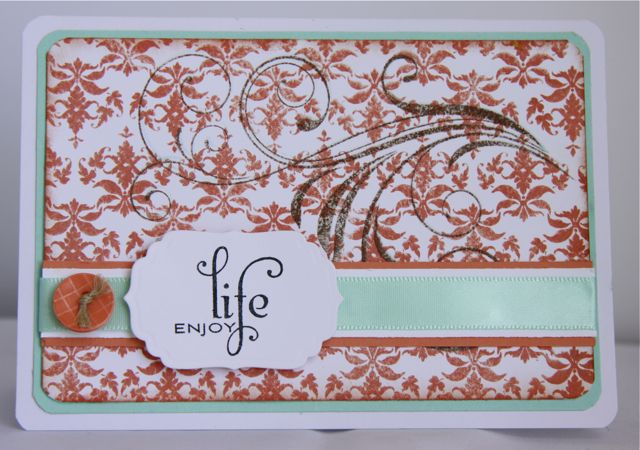 More scrummy flourishes! <br />
Supplies - Damask Designs/Fancy Flourishes/Star Prints/Melon...