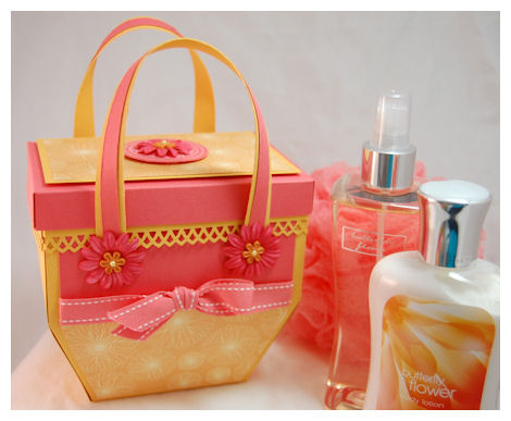 This is a summer fun gift basket set to hold all sorts of bath &amp; beauty products!<br />
<br...