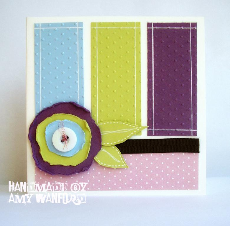 My attempt to create a distressed flower as shown on Dawn McVey&#039;s blog! Still think I need...