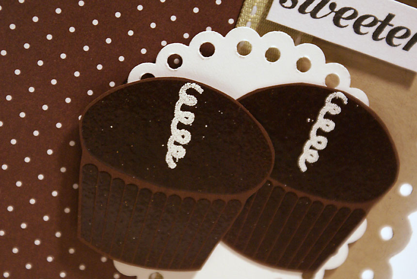 stamps: Cupcake Collection (Papertrey Ink)<br />
<br />
ink: True Black, Fresh Snow (Papertrey...